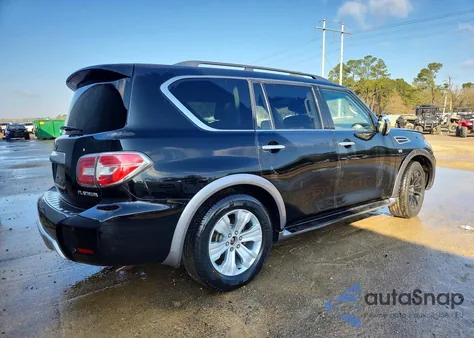 2017 Nissan Armada Platinum z USA, uszkodzony, nr VIN JN8AY2NF9H9302470